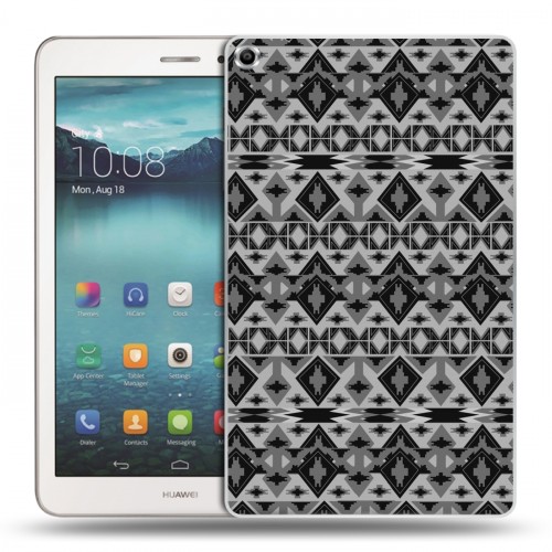 Дизайнерский силиконовый чехол для Huawei MediaPad T1 8.0 Ацтек камуфляж