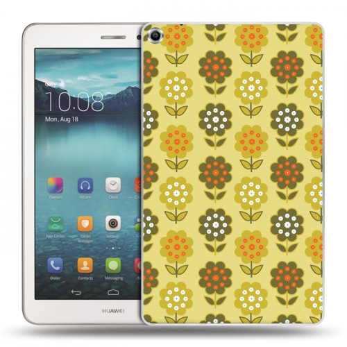 Дизайнерский силиконовый чехол для Huawei MediaPad T1 8.0 Богемские шаблоны