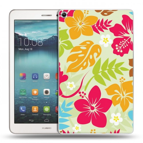 Дизайнерский силиконовый чехол для Huawei MediaPad T1 8.0 Гавайские Шаблоны