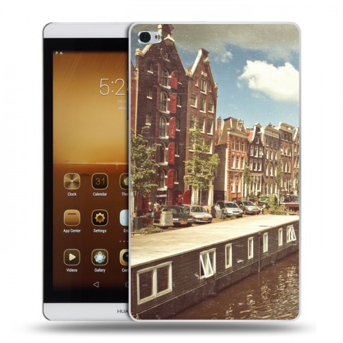 Дизайнерский силиконовый чехол для Huawei MediaPad M2 амстердам