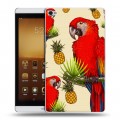 Дизайнерский силиконовый чехол для Huawei MediaPad M2 Птицы и фрукты