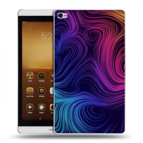 Дизайнерский силиконовый чехол для Huawei MediaPad M2 Размытые краски
