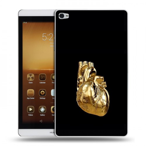 Дизайнерский силиконовый чехол для Huawei MediaPad M2 Черное золото