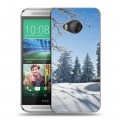 Дизайнерский силиконовый чехол для HTC One ME Зима