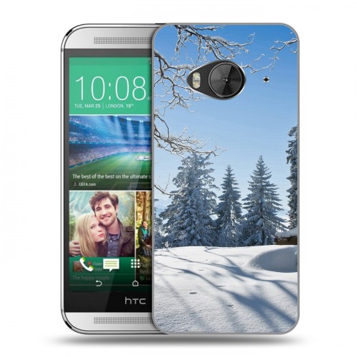 Дизайнерский силиконовый чехол для HTC One ME Зима