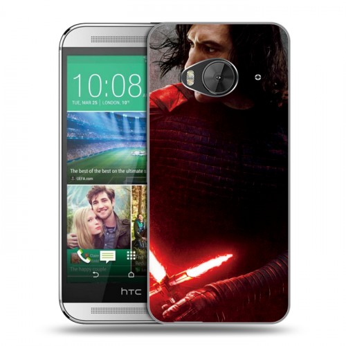 Дизайнерский силиконовый чехол для HTC One ME Star Wars : The Last Jedi