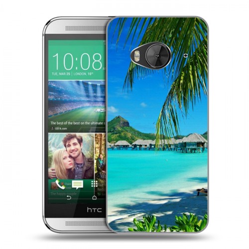 Дизайнерский силиконовый чехол для HTC One ME пляж