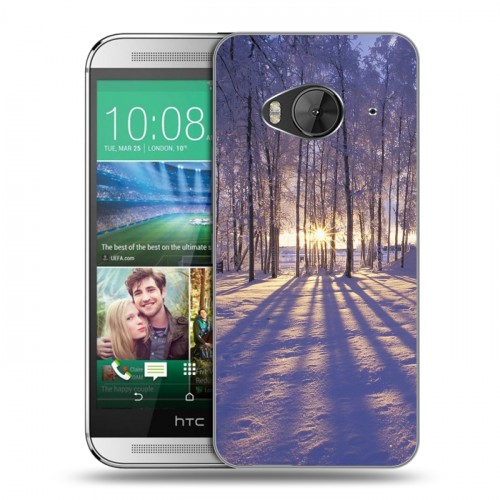 Дизайнерский силиконовый чехол для HTC One ME зима