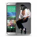 Дизайнерский силиконовый чехол для HTC One ME Майкл Джексон