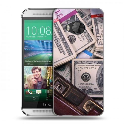 Дизайнерский силиконовый чехол для HTC One ME Текстуры денег