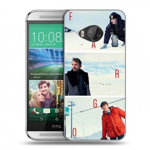 Дизайнерский силиконовый чехол для HTC One ME Фарго