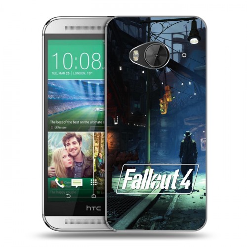 Дизайнерский силиконовый чехол для HTC One ME Fallout