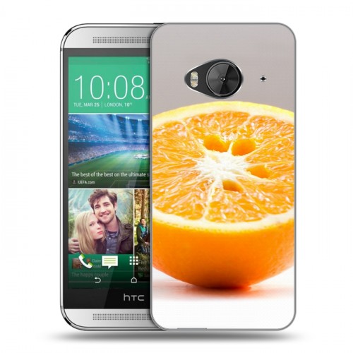 Дизайнерский силиконовый чехол для HTC One ME Апельсины