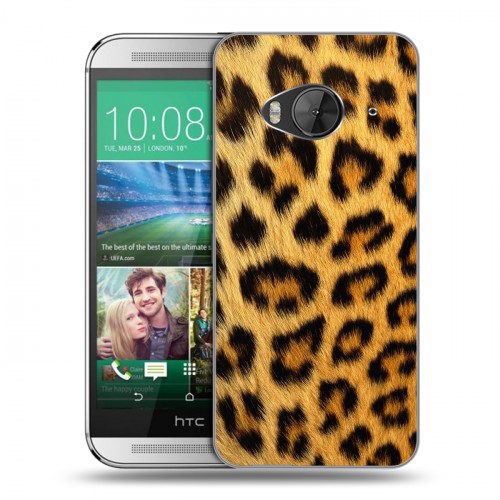 Дизайнерский силиконовый чехол для HTC One ME Леопард