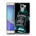 Дизайнерский пластиковый чехол для Huawei Honor 7 Jack Daniels