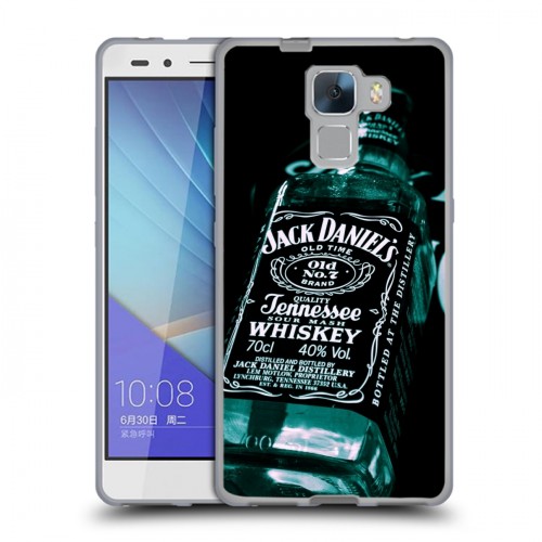 Дизайнерский пластиковый чехол для Huawei Honor 7 Jack Daniels
