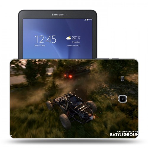 Дизайнерский силиконовый чехол для Samsung Galaxy Tab E 9.6 PLAYERUNKNOWN'S BATTLEGROUNDS