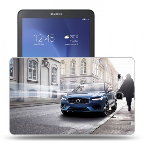 Дизайнерский силиконовый чехол для Samsung Galaxy Tab E 9.6  Volvo
