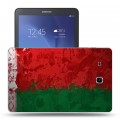 Дизайнерский силиконовый чехол для Samsung Galaxy Tab E 9.6 Флаг Белоруссии