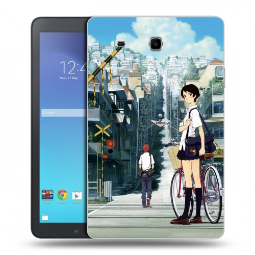 Дизайнерский силиконовый чехол для Samsung Galaxy Tab E 9.6 Аниме
