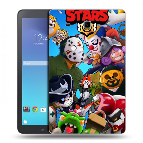 Дизайнерский силиконовый чехол для Samsung Galaxy Tab E 9.6 Brawl Stars
