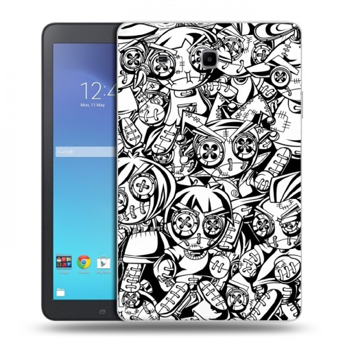 Дизайнерский силиконовый чехол для Samsung Galaxy Tab E 9.6 Куклы Вуду