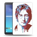 Дизайнерский силиконовый чехол для Samsung Galaxy Tab E 9.6 Джон Леннон