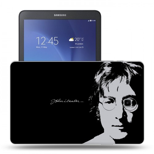 Дизайнерский силиконовый чехол для Samsung Galaxy Tab E 9.6 Джон Леннон