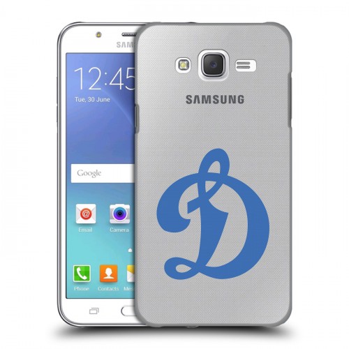 Полупрозрачный дизайнерский пластиковый чехол для Samsung Galaxy J5