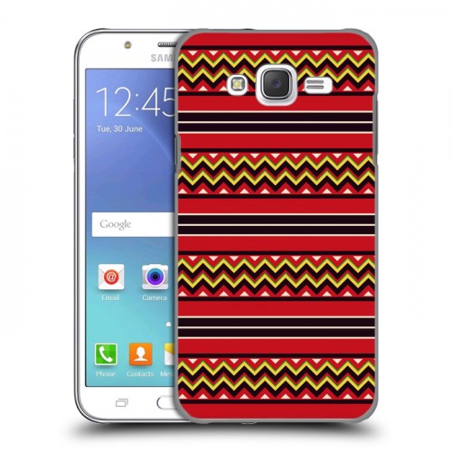Дизайнерский пластиковый чехол для Samsung Galaxy J5 Этнические мотивы
