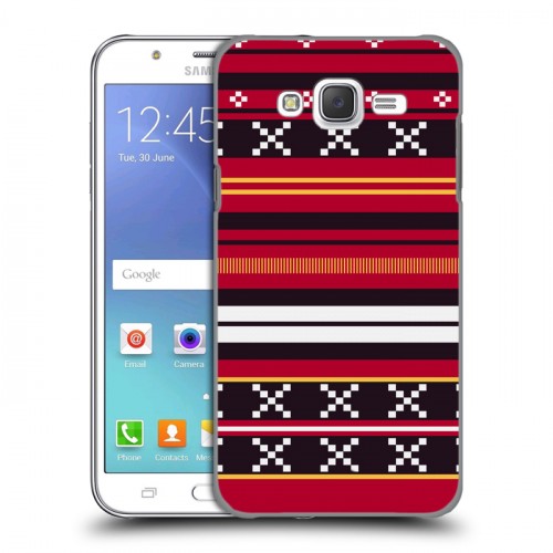 Дизайнерский пластиковый чехол для Samsung Galaxy J5 Этнические мотивы