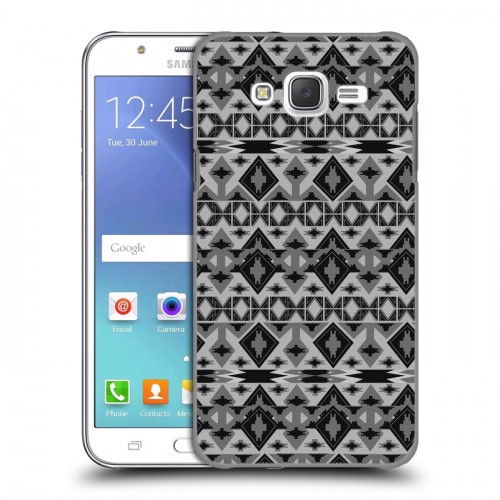 Дизайнерский пластиковый чехол для Samsung Galaxy J5 Ацтек камуфляж