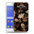 Дизайнерский силиконовый чехол для Samsung Galaxy J7 Нуарные листья