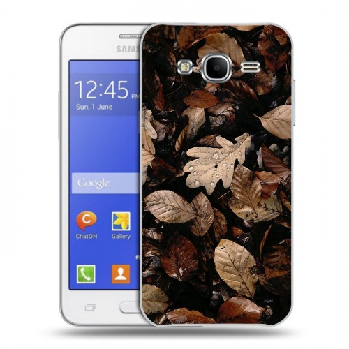 Дизайнерский силиконовый чехол для Samsung Galaxy J7 Нуарные листья