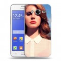 Дизайнерский силиконовый чехол для Samsung Galaxy J7 Лан Дел Рей