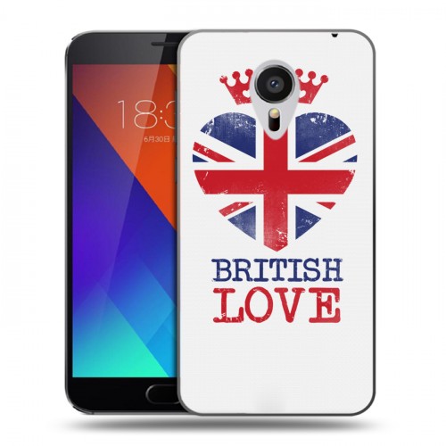 Дизайнерский пластиковый чехол для Meizu MX5 British love