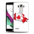 Дизайнерский пластиковый чехол для LG G4 S Флаг Канады