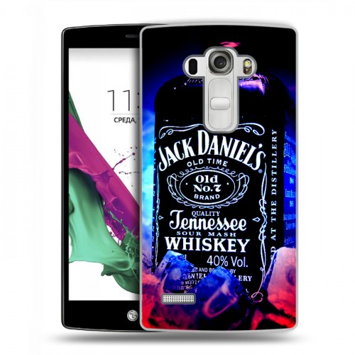 Дизайнерский пластиковый чехол для LG G4 S Jack Daniels