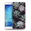 Дизайнерский пластиковый чехол для Samsung Galaxy A8 Нуарные листья