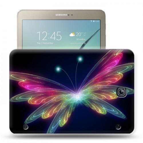 Дизайнерский силиконовый чехол для Samsung Galaxy Tab S2 8.0 Бабочки