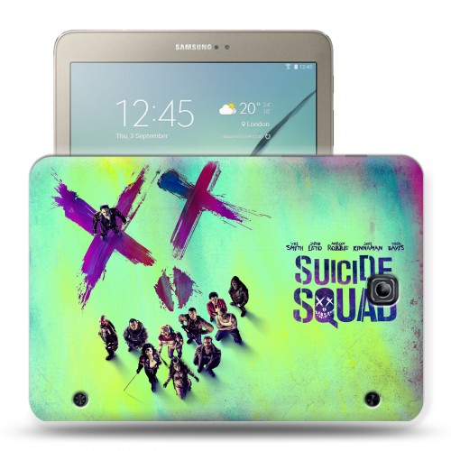 Дизайнерский силиконовый чехол для Samsung Galaxy Tab S2 8.0 Отряд самоубийц