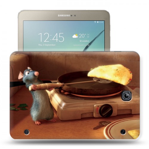 Дизайнерский силиконовый чехол для Samsung Galaxy Tab S2 8.0 Рататуй