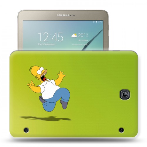 Дизайнерский силиконовый чехол для Samsung Galaxy Tab S2 8.0 Симпсоны 