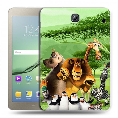 Дизайнерский силиконовый чехол для Samsung Galaxy Tab S2 8.0 Мадагаскар