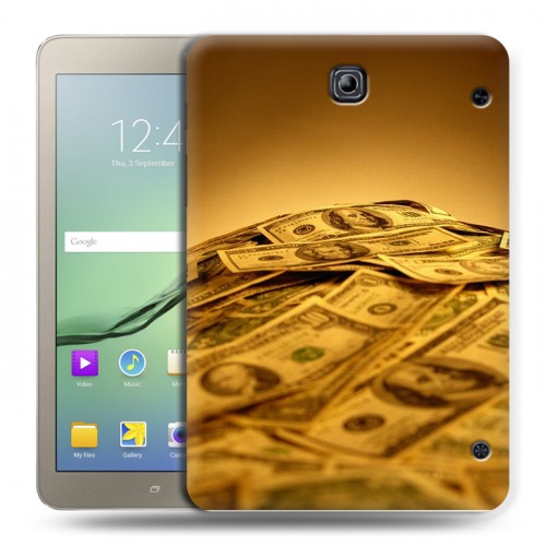 Дизайнерский силиконовый чехол для Samsung Galaxy Tab S2 8.0 Текстуры денег