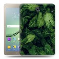 Дизайнерский силиконовый чехол для Samsung Galaxy Tab S2 8.0 Нуарные листья