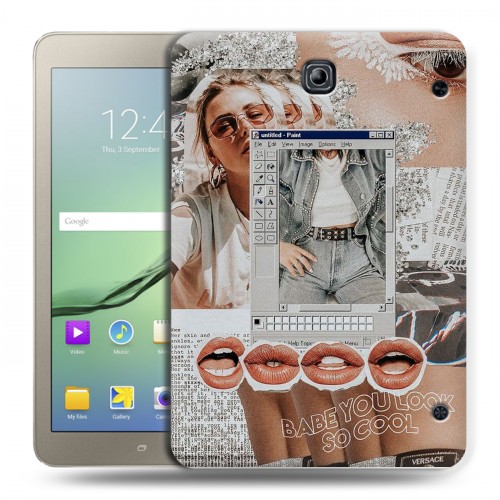 Дизайнерский силиконовый чехол для Samsung Galaxy Tab S2 8.0 Коллаж