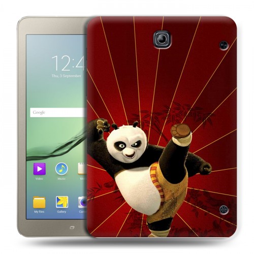 Дизайнерский силиконовый чехол для Samsung Galaxy Tab S2 8.0 Кунг-Фу Панда