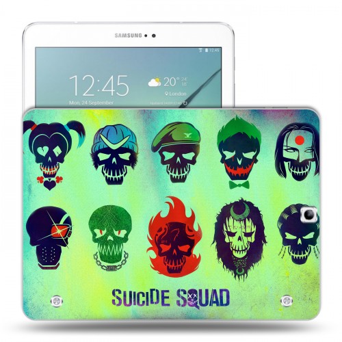 Дизайнерский силиконовый чехол для Samsung Galaxy Tab S2 9.7 Отряд самоубийц