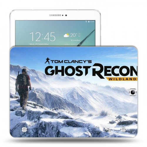 Дизайнерский силиконовый чехол для Samsung Galaxy Tab S2 9.7 Tom Clancy's Ghost Recon Wildlands